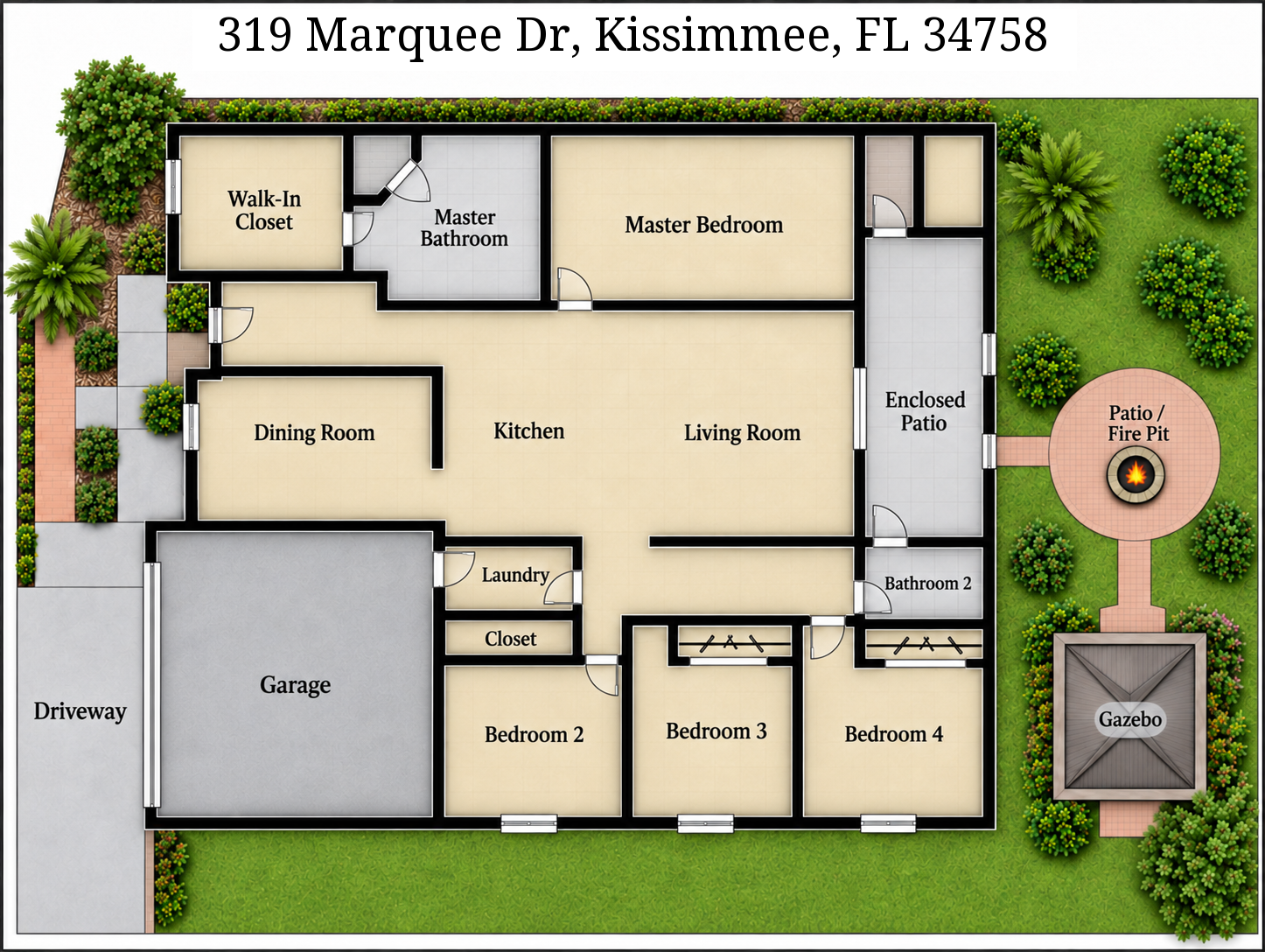 Distribution plan for 319 Marquee Dr